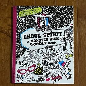 Monster High Ghoul Spirit Doodle Book with Pink and Black